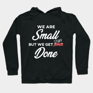 We are SMALL but we get stuff DONE Hoodie